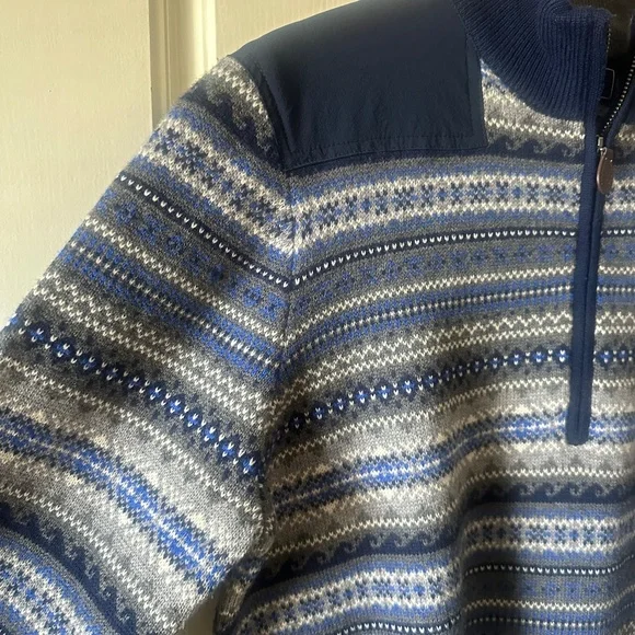 EUC - Vineyard Vines - Fair Isle Merino Shep Sweater - Size Medium